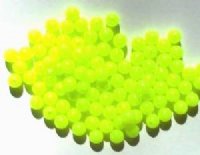 100 6mm Acrylic Fluorescent Yellow